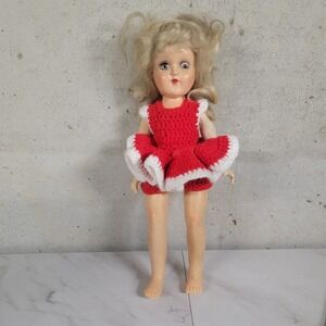 VINTAGE 1950'S IDEAL P 90 TONI DOLL 14" TALL Damaged‎